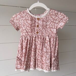 Sweethoney Baby Dress with Lace Trim